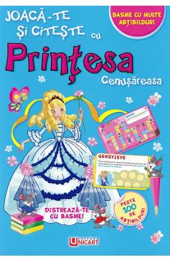 Carte Joaca-te si citeste cu printesa Cenusareasa editura -