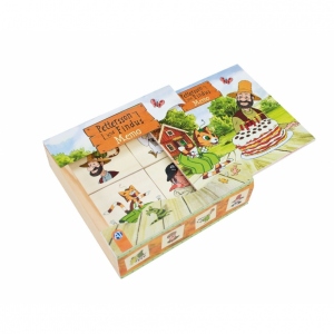 Carte Joc Memo din lemn Pettson si Findus