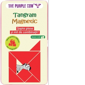 Carte Joc Tangram Magnetic. Sapte piese si mii de combinatii!
