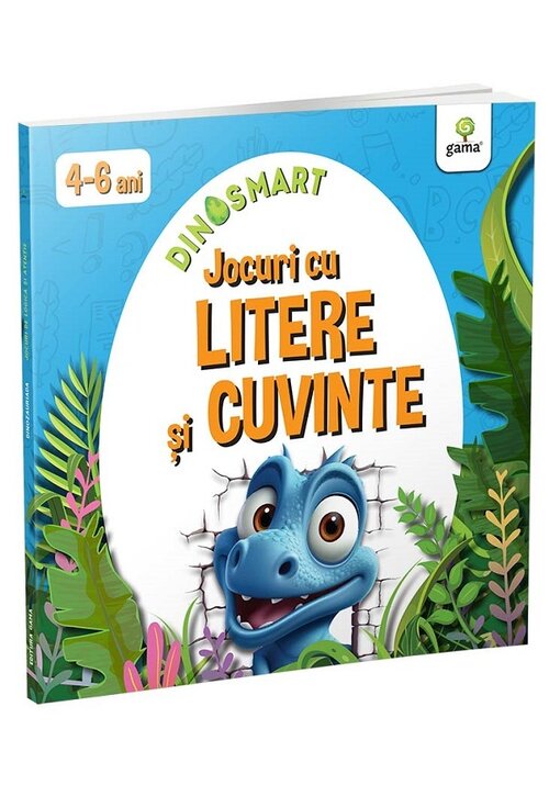 Carte Jocuri cu litere si cuvinte/DinoSMART editura Gama