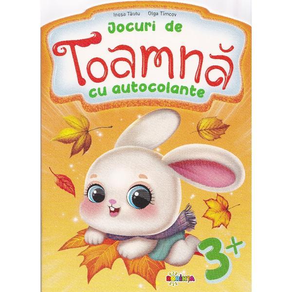 Carte Jocuri de toamna cu autocolante 3+ - Inesa Tautu