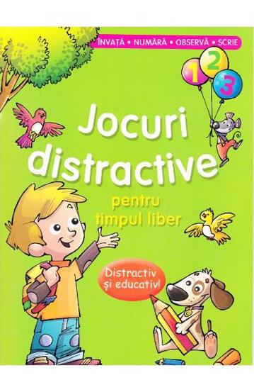 Carte Jocuri distractive (verde) editura Nomina