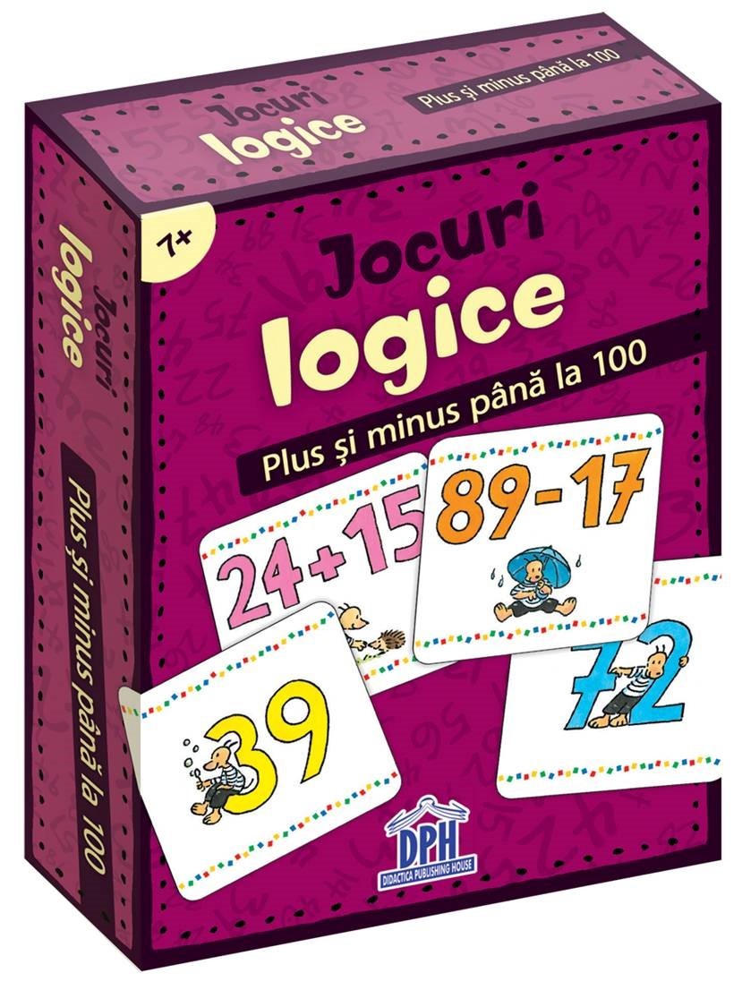 Carte Jocuri logice - Plus si minus pana la 100   editura Didactica Publishing House