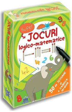 Carte Jocuri logico-matematice. 50 de jetoane - Philip Kiefer editura Philip Kiefer