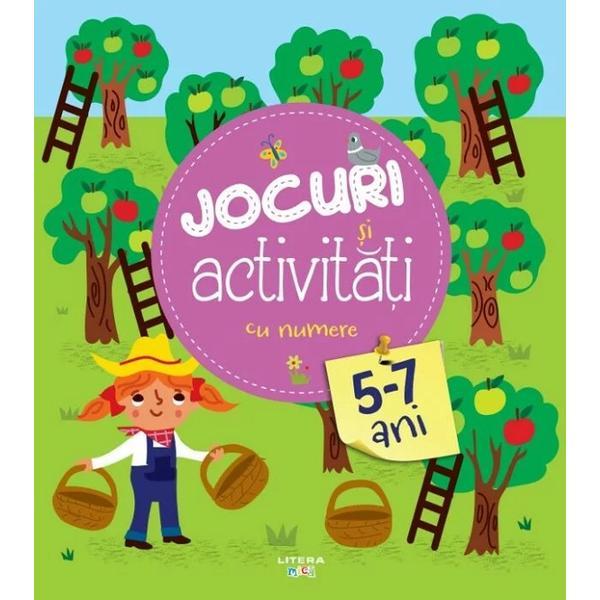 Carte Jocuri si activitati cu numere 5-7 ani