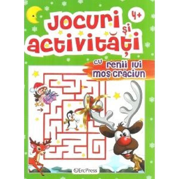 Carte Jocuri si activitati cu renii lui Mos Craciun