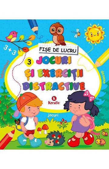 Carte Jocuri si exercitii distractive 3 editura Kreativ