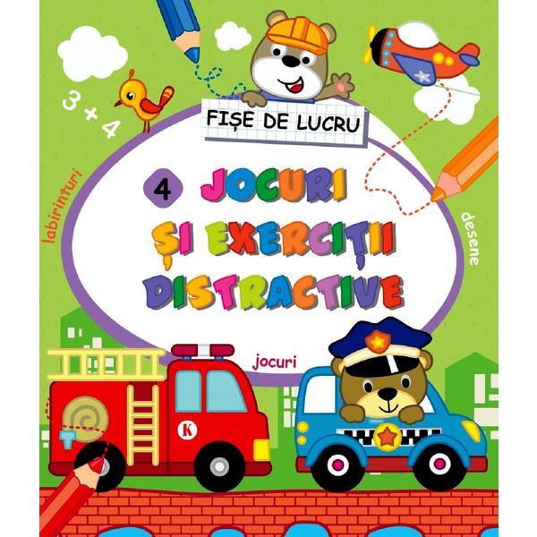 Carte Jocuri si exercitii distractive 4. Fise de lucru