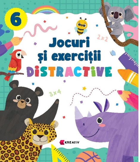 Carte Jocuri si exercitii distractive 6 editura Kreativ