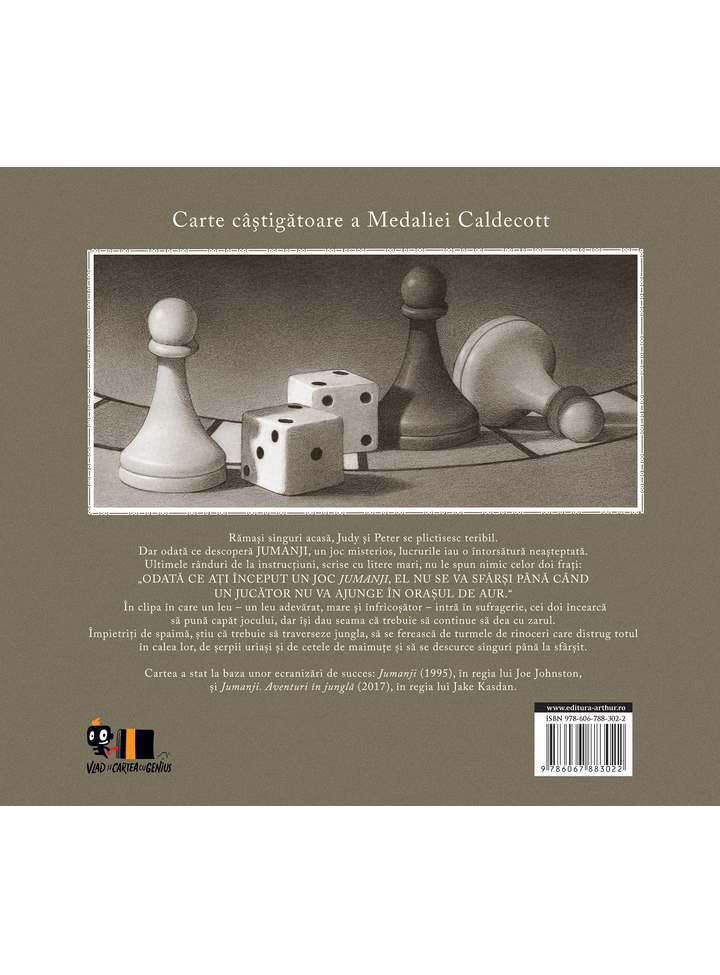 Carte Jumanji autor Chris Van Allsburg editura Vlad si cartea cu Genius