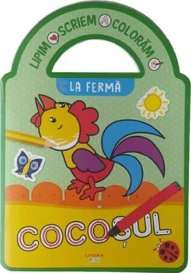 Carte La ferma. Lipim. Scriem. Coloram editura Litera