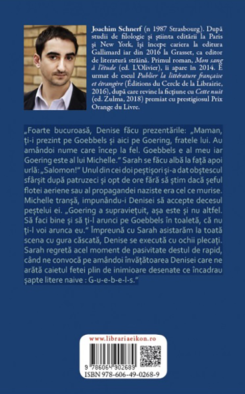 Carte La noapte autor Joachim Schnerf editura Eikon