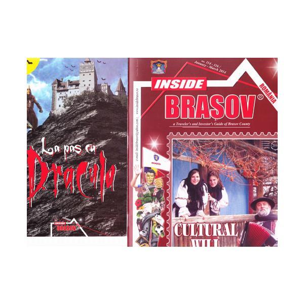 Carte La pas cu Dracula + Revista Inside Brasov