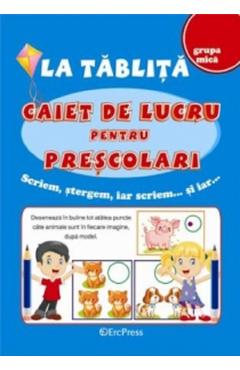 Carte La tablita: Caiet de lucru pentru prescolari editura -