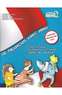 Carte Le Francais avec Nino. Cours optionnel de francais - Mariana Popa