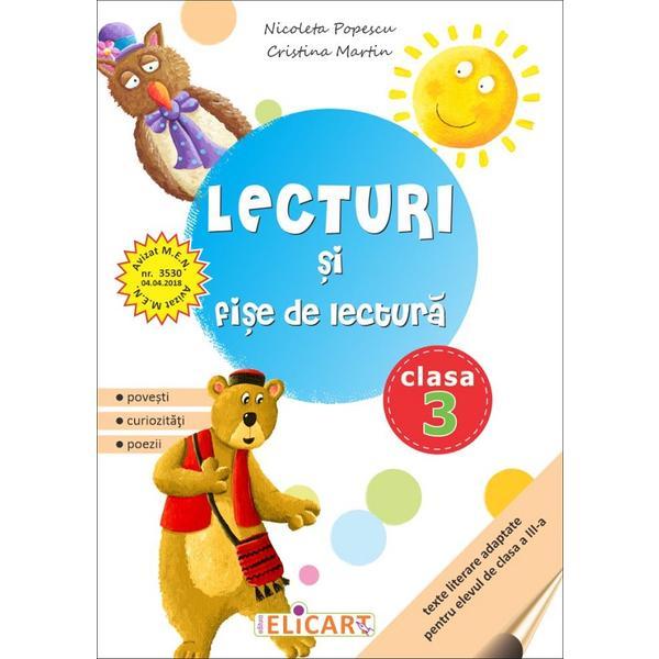 Carte Lecturi si fise de lectura - Clasa 3 - Nicoleta Popescu