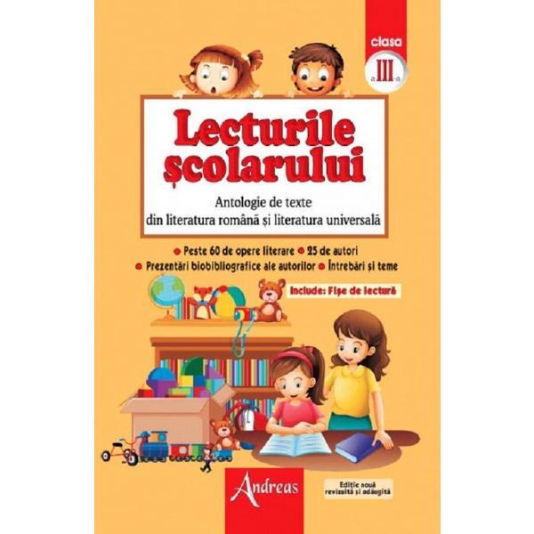 Carte Lecturile scolarului - Clasa 3