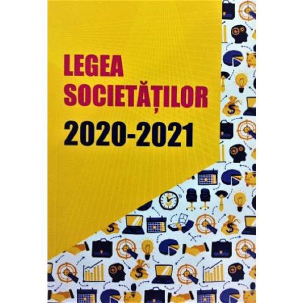 Carte Legea societatilor 2020-2021