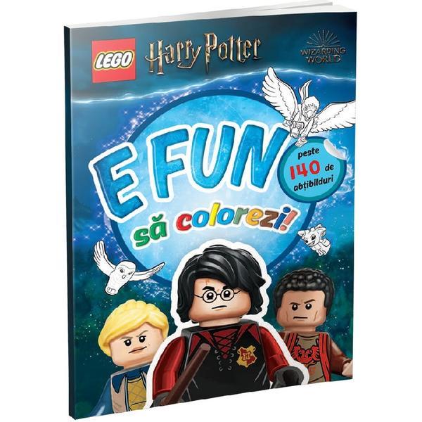 Carte Lego Harry Potter: E fun sa colorezi! Carte de colorat cu abtibilduri