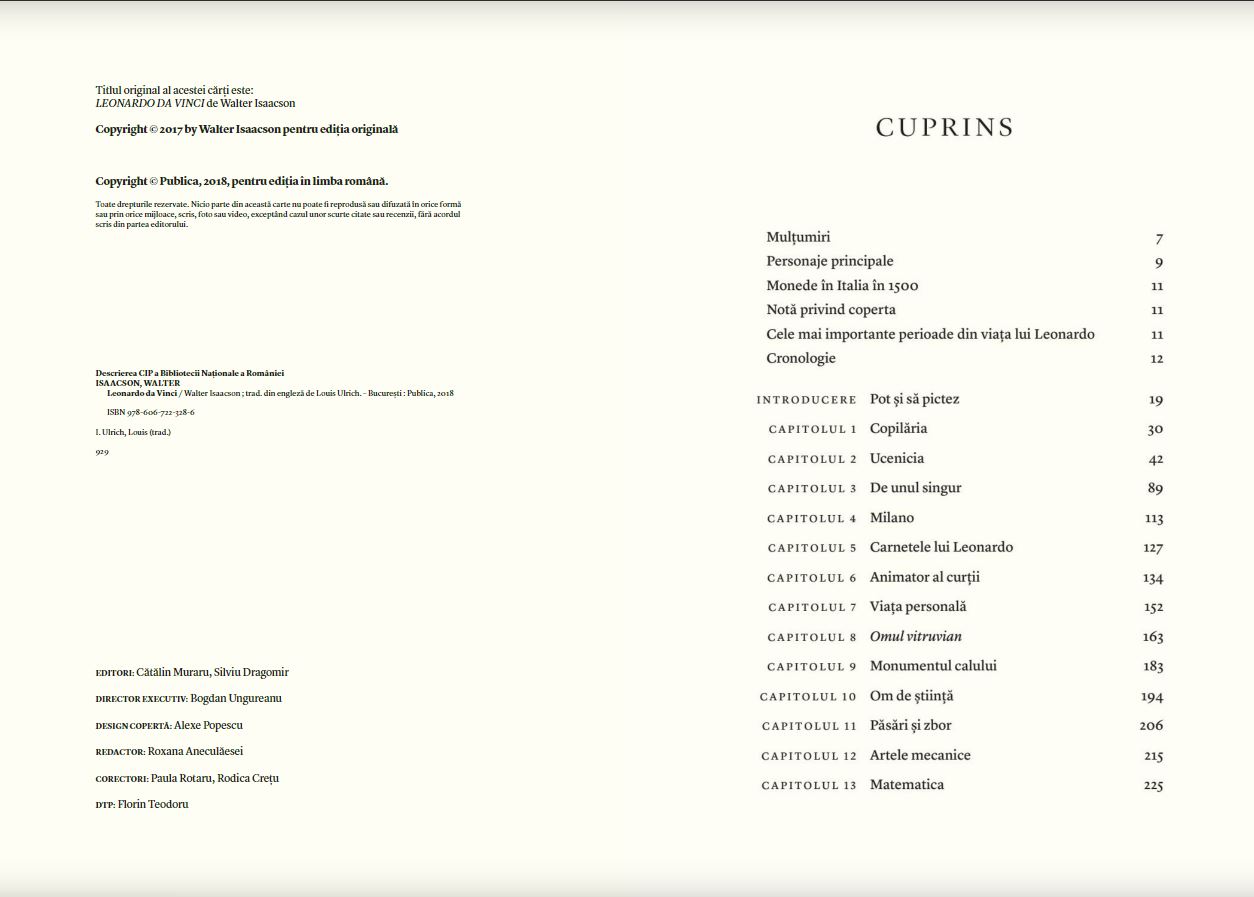 Carte Leonardo da Vinci autor Walter Isaacson editura Publica