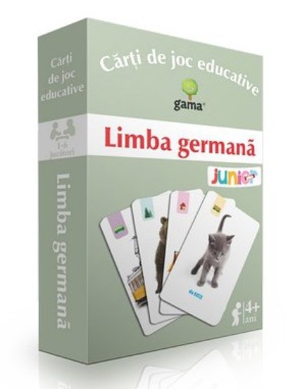 Carte Limba germana. Carti de joc educative editura Gama