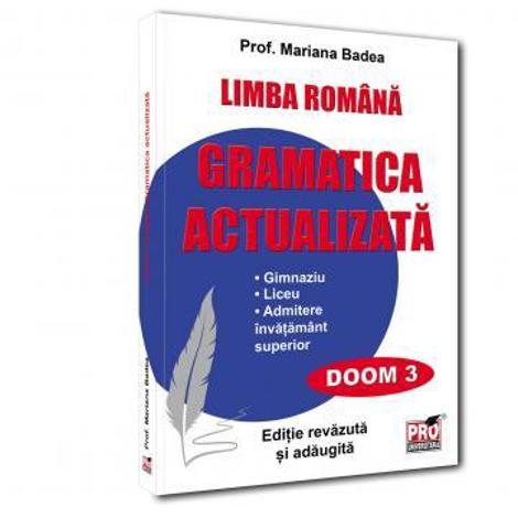 Carte Limba romana gramatica actualizata pentru elevi editura Universul Juridic