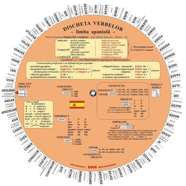 Carte Limba spaniola. Discheta verbelor - Camelia Stan