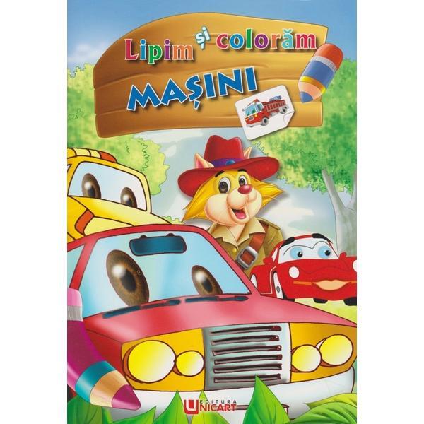 Carte Lipim si Coloram - Masini