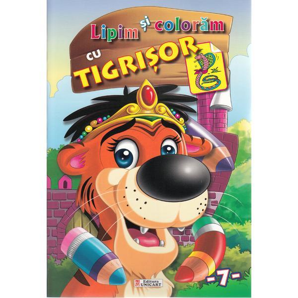Carte Lipim si coloram cu Tigrisor