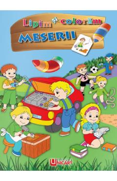 Carte Lipim si coloram. Meserii editura -