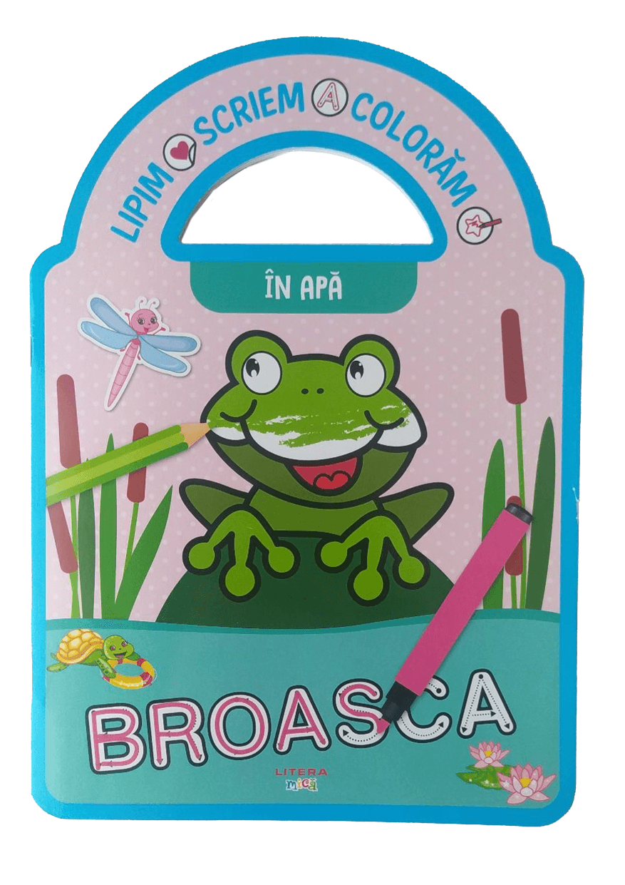 Carte Lipim. Scriem. Coloram. In apa editura Litera