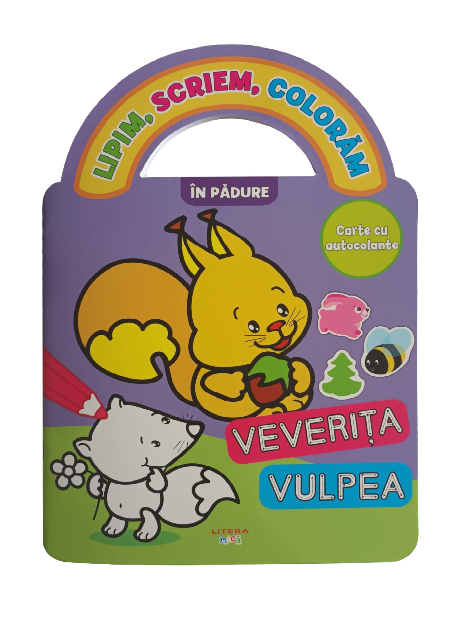 Carte Lipim. Scriem. Coloram. In padure editura Litera
