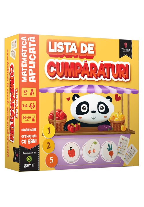 Carte Lista de cumparaturi (joc educativ interactiv) editura Gama