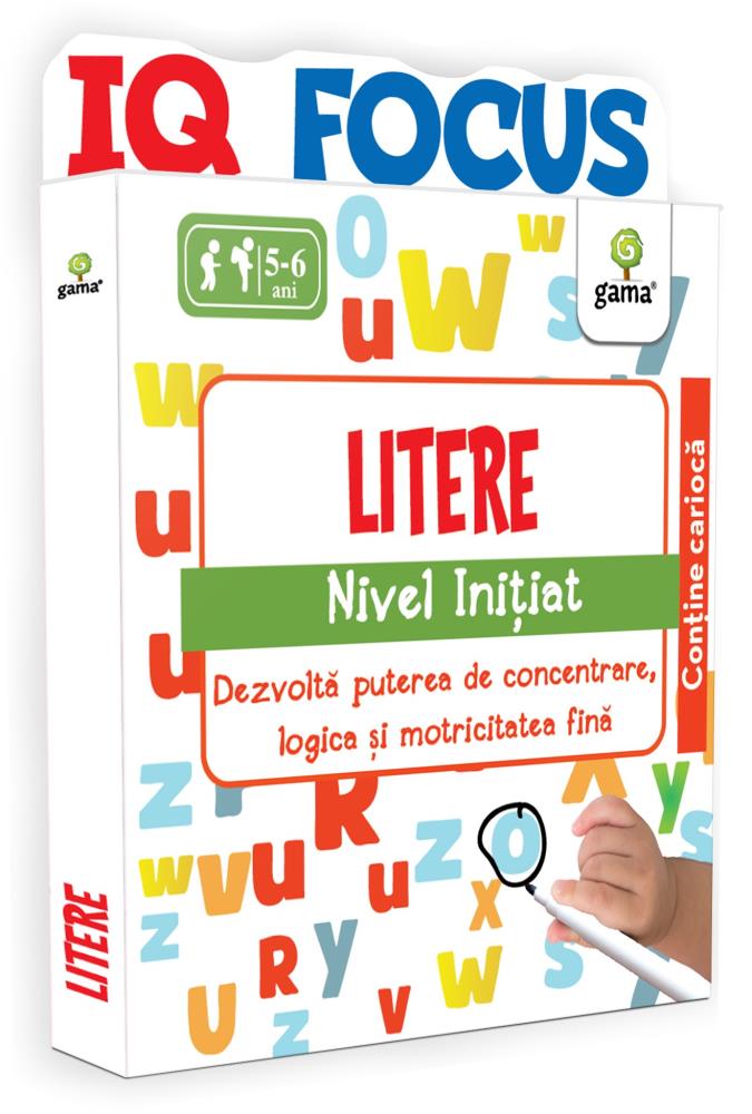 Carte Litere • nivel Inițiat editura Gama