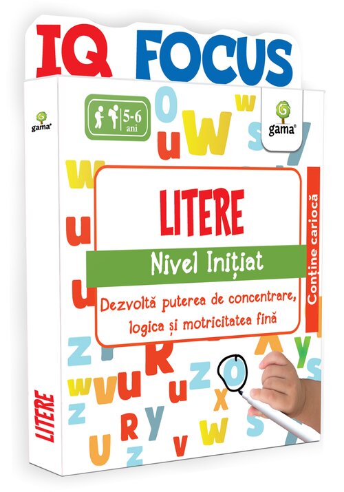 Carte Litere • nivel Initiat editura Gama