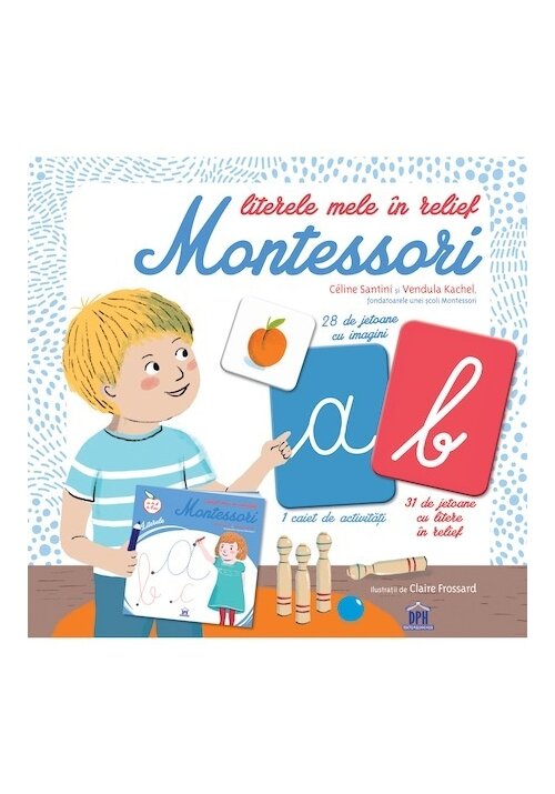 Carte Literele mele in relief Montessori editura Didactica Publishing House