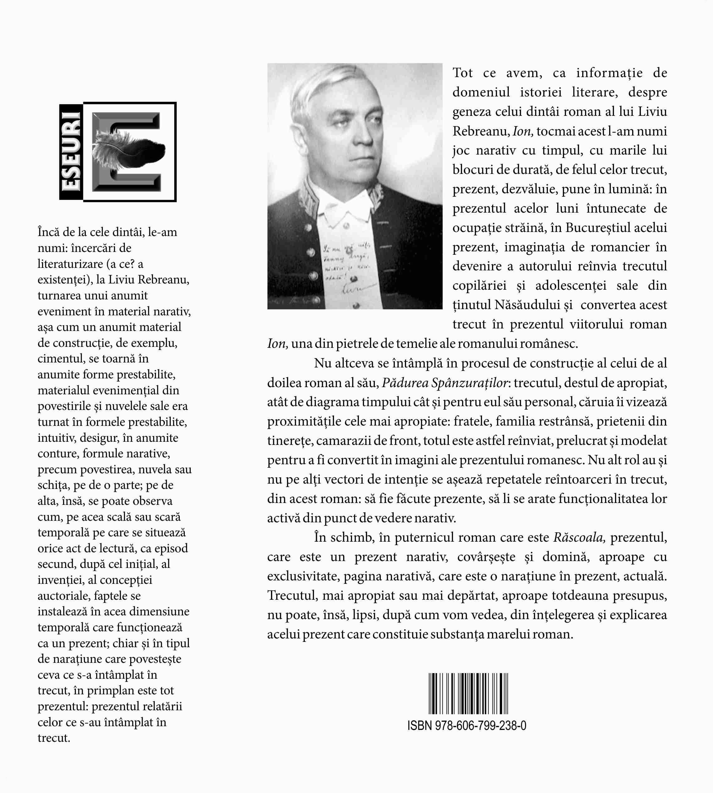 Carte Liviu Rebreanu - Cele trei mari romane autor Mircea Tomus editura Limes