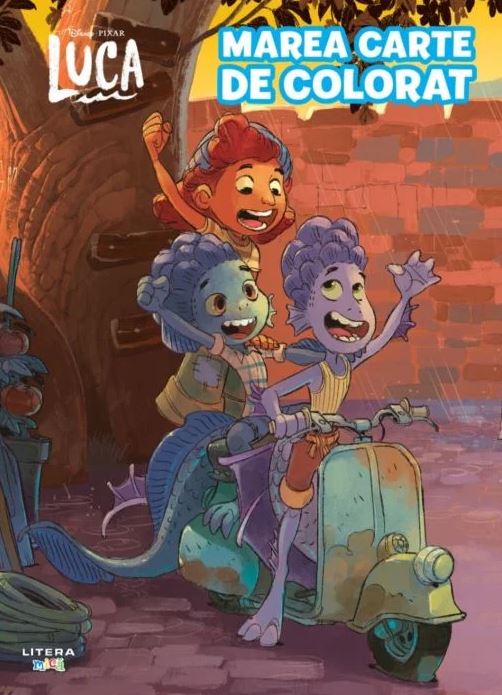 Carte Luca. Marea carte de colorat   editura Litera mica