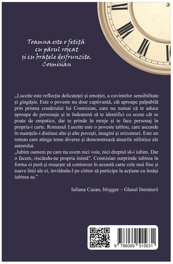 Carte Lucette autor Cosmisian editura Siono