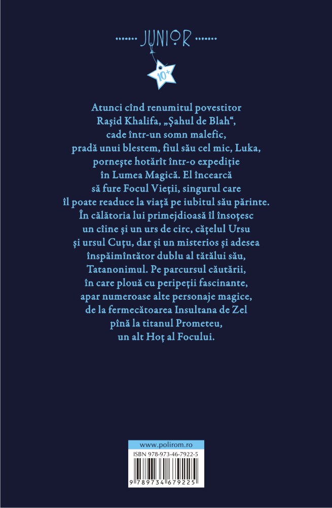 Carte Luka si Focul Vietii autor Salman Rushdie editura Polirom