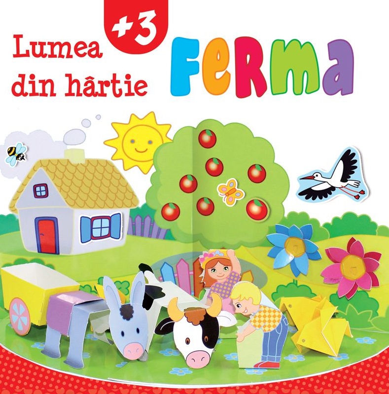 Carte Lumea din hartie - Ferma   editura Kreativ