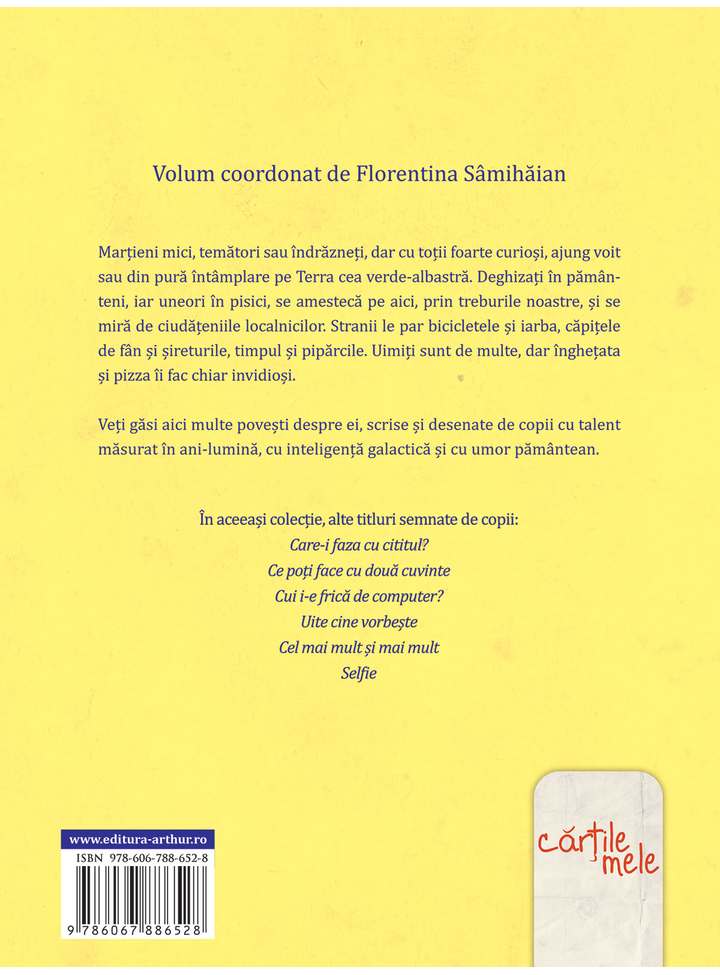 Carte Lumea-n gama martiana - Juniorii autor Florentina Samihaina editura Arthur