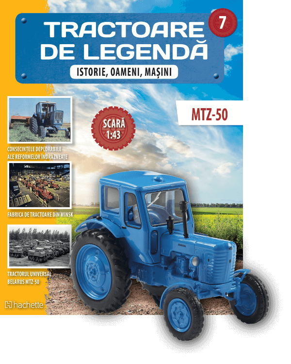 Carte MTZ-50. Tractoare de legenda. Numarul 7 editura Litera