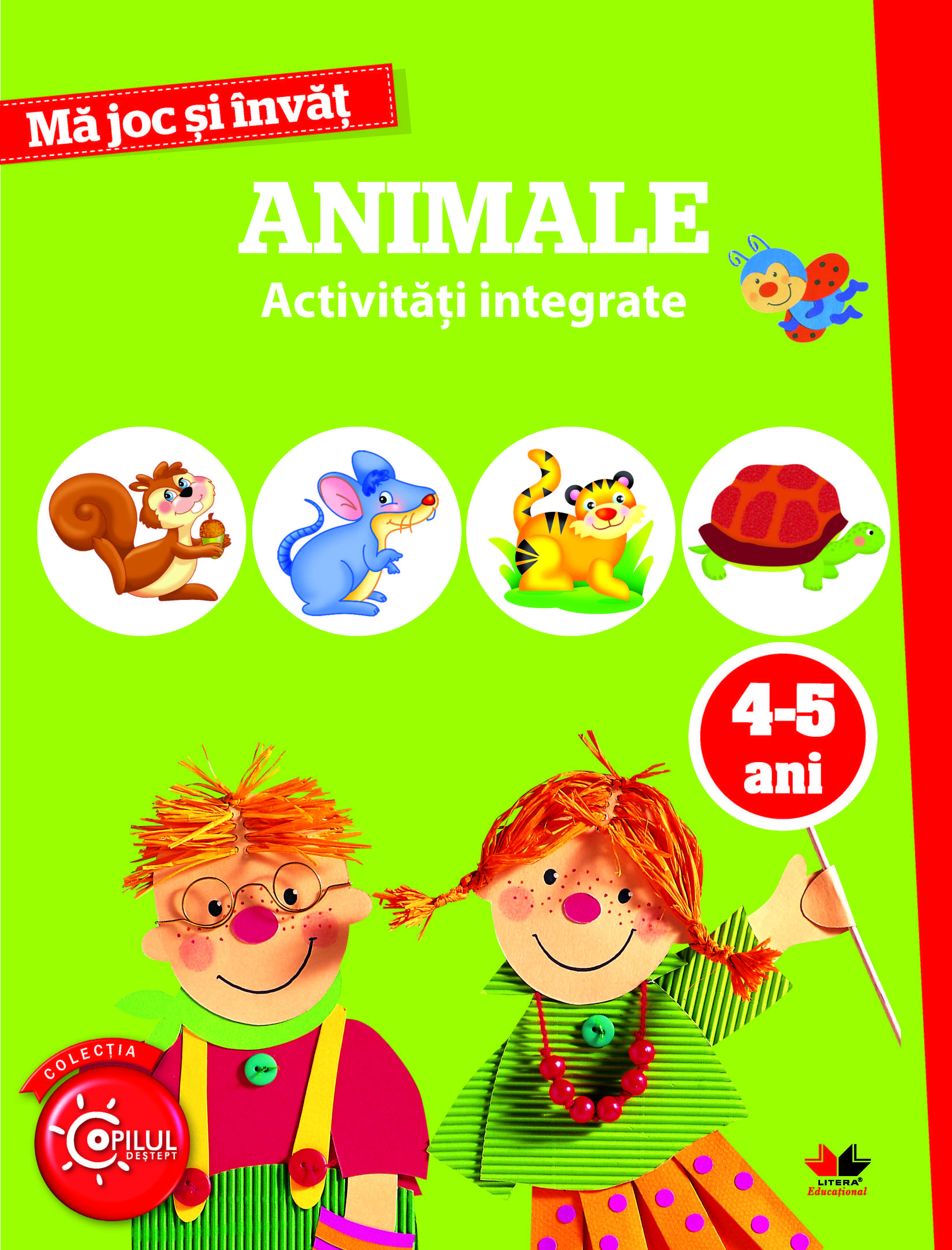 Carte Ma joc si invat. Animale. 4-5 ani   editura Litera