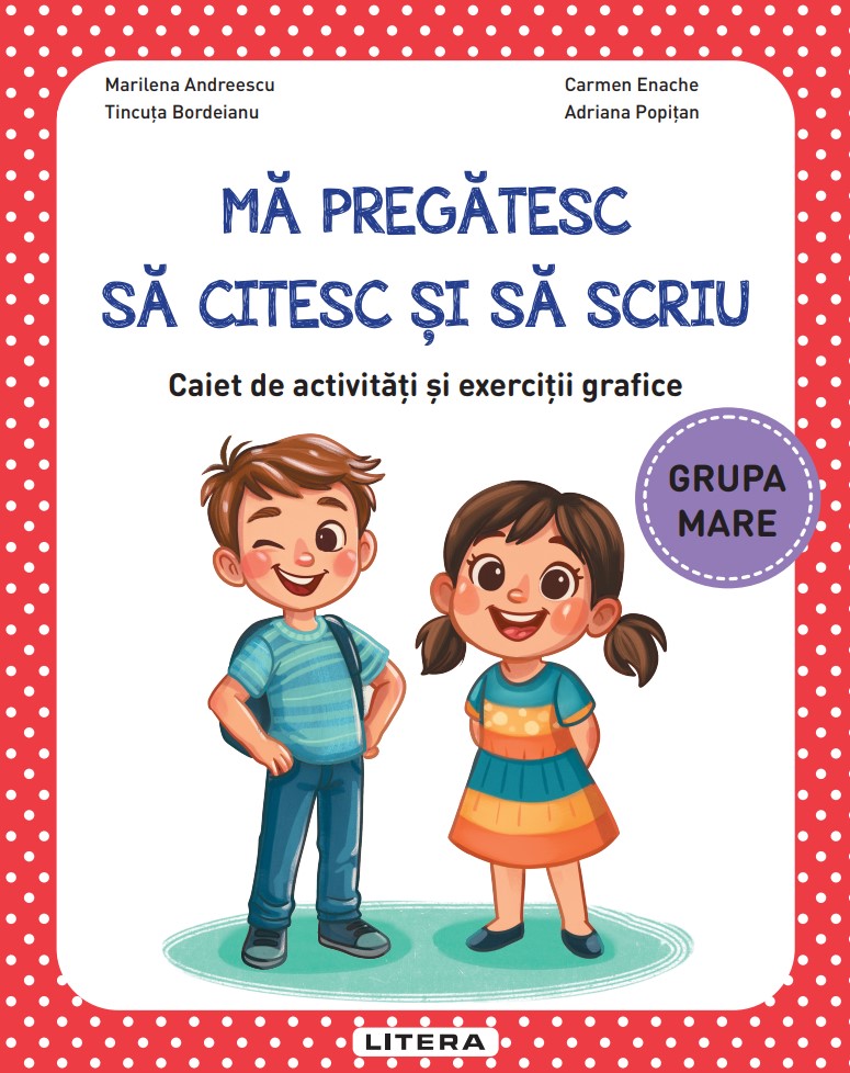 Carte Ma preatesc sa citesc si sa scriu. Caiet de activitati si exercitii grafice. Grupa mare editura Litera