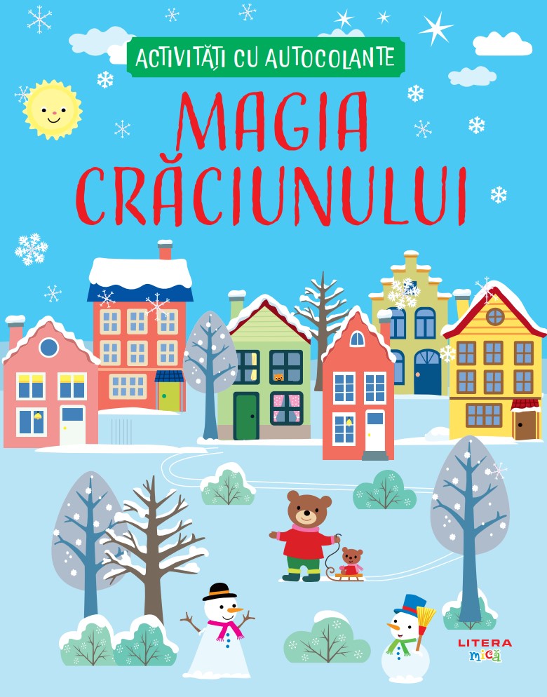 Carte Magia Craciunului. Activitati cu autocolante editura Litera
