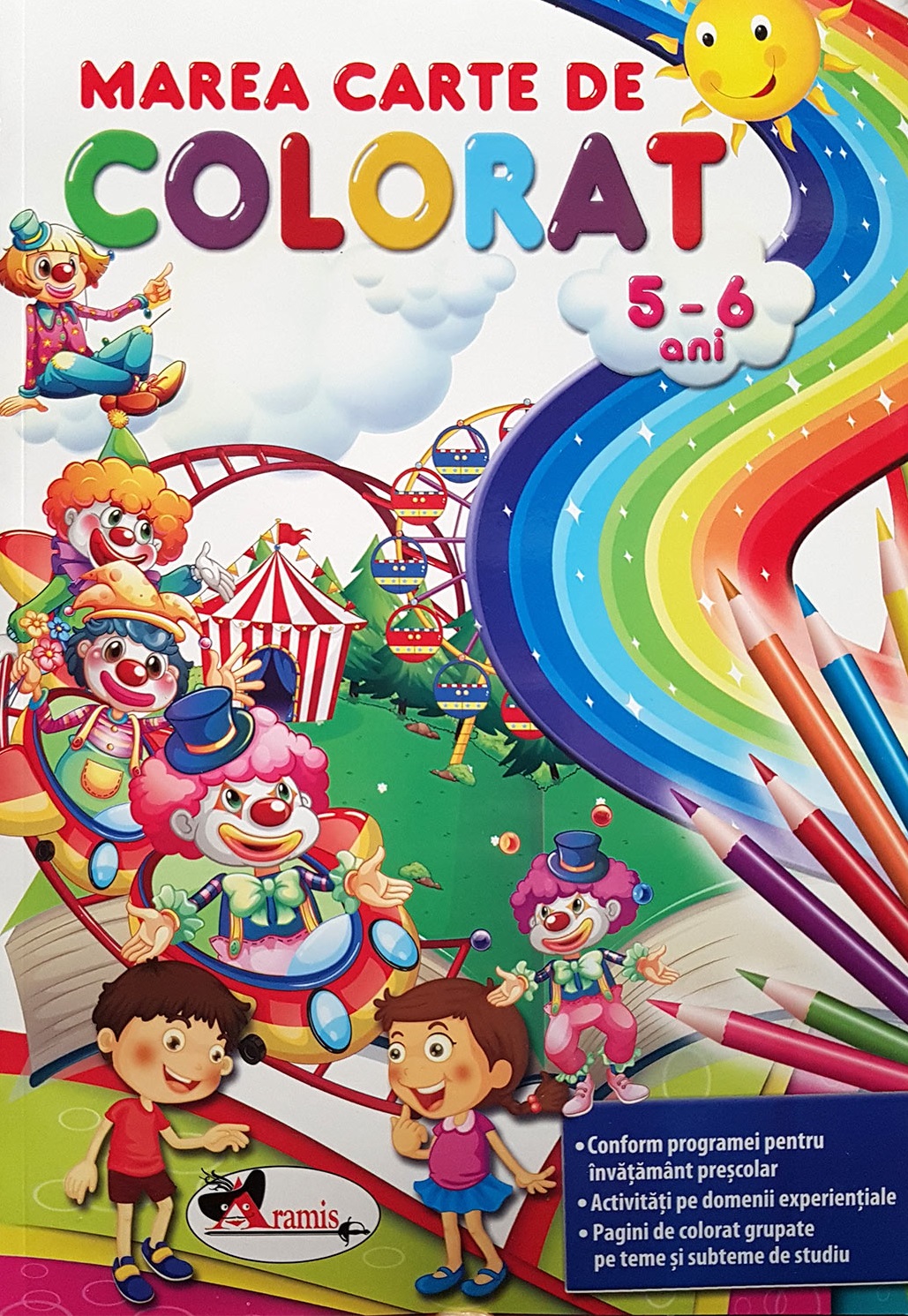 Carte Marea carte de colorat 5-6 ani   editura Aramis