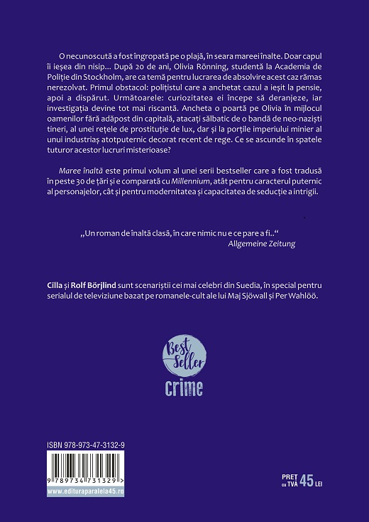 Carte Maree inalta autor Cilla Borjlind