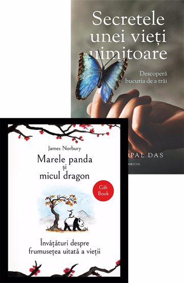 Carte Marele panda si micul dragon + Secretele unei vieti uimitoare editura Bookzone