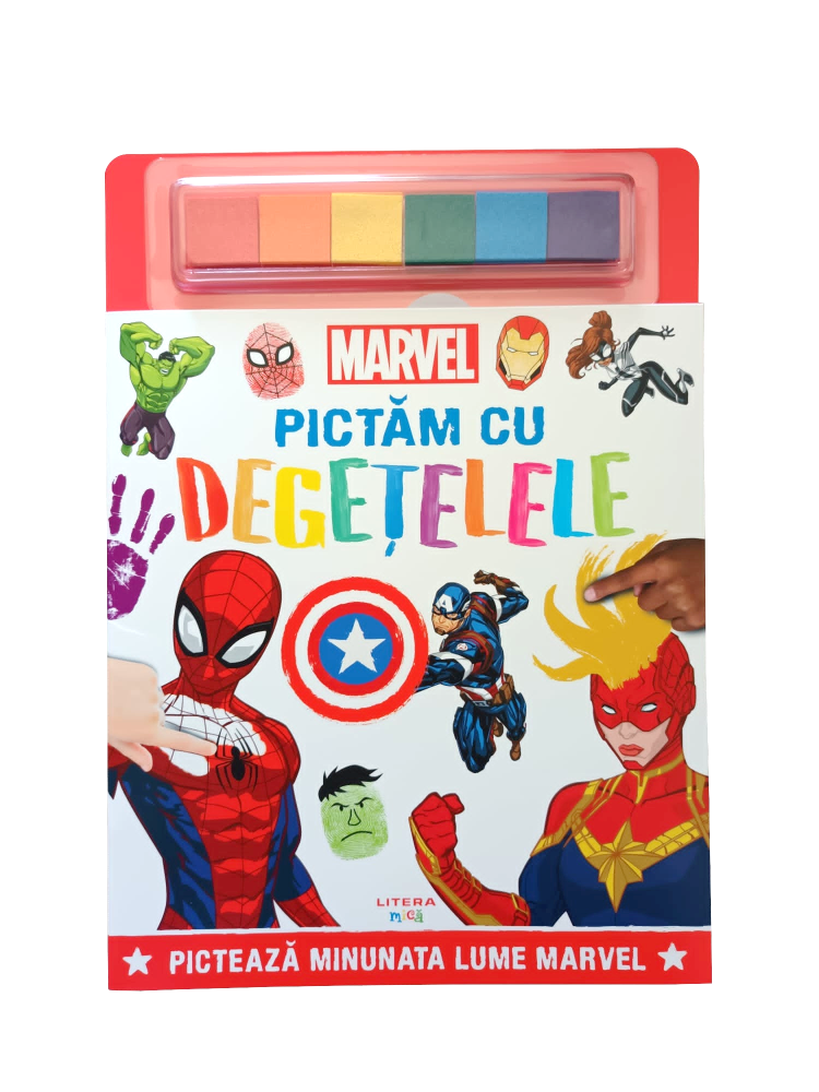 Carte Marvel. Pictam cu degetelele editura Litera
